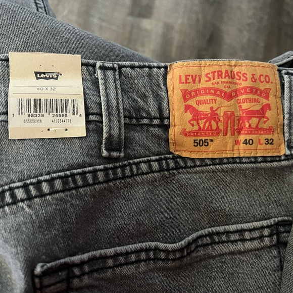 Levi's 505 Regular Eco Ease Jeans-Size 40x32 - Picture 7 of 9